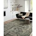 thumbnail image 2 of Loloi II Bowery BOW-01 Midnight / Taupe Geometric Area Rug 4'-0" x 6'-0", 2 of 2