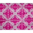 thumbnail image 4 of oneOone Polyester Lycra Fabric Check Kasuri Printed Fabric 1 Yard 56 Inch Wide, 4 of 4