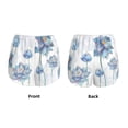 thumbnail image 5 of Haiem Pale Blue Lotus Flowers Women's 2 in 1 Running Shorts - Lightweight Athletic Workout Gym Yoga Breathable Sports Shorts Liner with Phone Pockets-XX-Large, 5 of 9