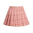 thumbnail image 3 of RTKFRFLM School Uniform&nbsp;for Girls Basic Pleated Skirt Classic Preppy Short Tennis Skirt Back to School Uniform Bottoms Girls Back to School Clothes, 3 of 4