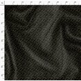 thumbnail image 4 of Soimoi Black polyester Georgette Fabric Leaves Decor Fabric Printed Yard 42 Inch Wide, 4 of 5