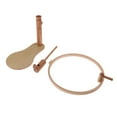 thumbnail image 1 of yuksok Adjustable Embroidery Hoop Wood Standing Leg Embroidery Frame Cross Stitch Rack 24cm, 1 of 7