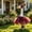 Purple, variant on Orangide Goose Skirt Set 23 Inch Puffy Porch Goose Skirt Garden Decorative Cover for Outdoor Lawn Yard Statue Holiday Fall Decor