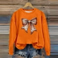 thumbnail image 2 of TINZ Chandail à Capuche Imprimé Football pour Femmes / Chandail en Molleton Col Rond Tendance pour Automne & Hiver, Vestes Légères, Manteaux de Sport pour Femmes, 2 of 3