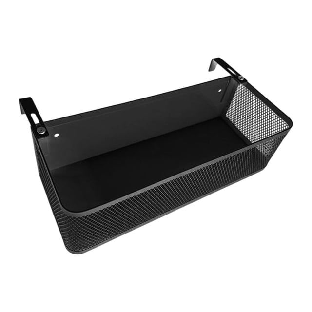 simhoa Balcony Plant Shelf Hanging Storage Basket for Home Office Essentials Sturdy black