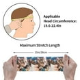 thumbnail image 5 of Easygdp Playful Cat Sports Headband Non Slip Headband Unisex for Head Circumference 19.6 - 22.4 inch, 5 of 9