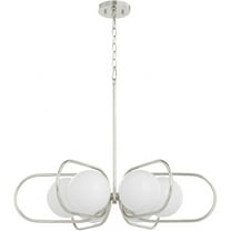 Quorum Lighting - Belmont - 6 Light Chandelier In Mid-Century Modern Style-7.5