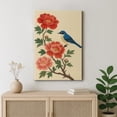thumbnail image 3 of Canvas Print Vintage Bird Wall Art Chinese Style Decorative for Living Room Bedroom - 32"x48", 3 of 8