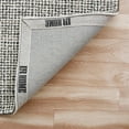thumbnail image 5 of HomeRoots 554438 5 x 7 ft. Grey & Ivory Wool Checkered Hand Tufted Rectangle Area Rug, 5 of 11