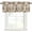khaki, variant on Coffee Rod Pocket Curtain Valance, Beige Farmhouse Retro Beans Latte Tea Cup Funny Farmhouse Window Valance for Living Room, Bedroom, Kitchen 60"W x 18"L