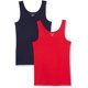 thumbnail image 1 of Camiseta sin mangas Amazon Essentials Slim-Fit de tejido acanalado – Pack de 2, 1 of 7