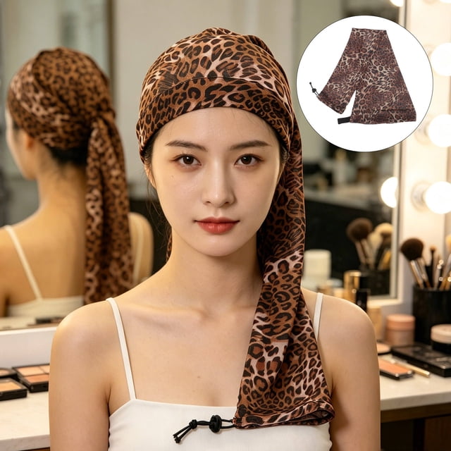 NUOLUX Loc Sleeve Ajustable Leopardo Para Uso Diario Con Material Fresco Y Cómodo