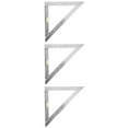 thumbnail image 6 of HOMEMAXS 3pcs Geometry Triangle Ruler Drawing Triangle Ruler Square Ruler Geometry Measurement Ruler, 6 of 8