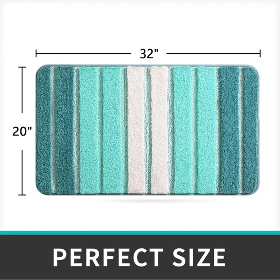 1*Carpet Bath Mat Bathroom Rug Absorbent Non Slip Washable Shower Floor Mats Small Carpet