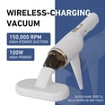 thumbnail image 3 of Cordless Car Vacuum Cleaner with UV Light, 2-in-1 Suction & Blower, Mini Handheld Vacuum with HEPA Filter, LED Light, USB-C Rechargeable, 4 Nozzles for Deep Cleaning Home, Sofa, Pet Hair, Keyboard, 3 of 7