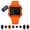 #B, variant on Waterproof Transparent Digital Watch, Square Analog Sports Wristwatch | Unisex Fitness Timepiece, Clear Silicone Band Accessory, Dual Time Zone Display, Countdown Alarm Clock Tool
