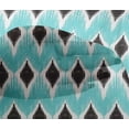 thumbnail image 4 of oneOone Viscose Chiffon Fabric Geometric Ikat Print Sewing Fabric BTY 42 Inch Wide, 4 of 4