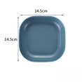 thumbnail image 3 of AMERTEER Set of 5 Plastic Plates With Holder Durable Shatterproof Deep Plates Solid  A, 3 of 7