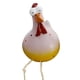 thumbnail image 3 of 2uds. Estatua creativa de pollo de ojos grandes Regalos perfectos Pies largos para interiores al aire libre (C), 3 of 6