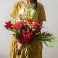 thumbnail image 2 of Flower Bouquet Summer Red Hawaiian 20" Tall, 2 of 8