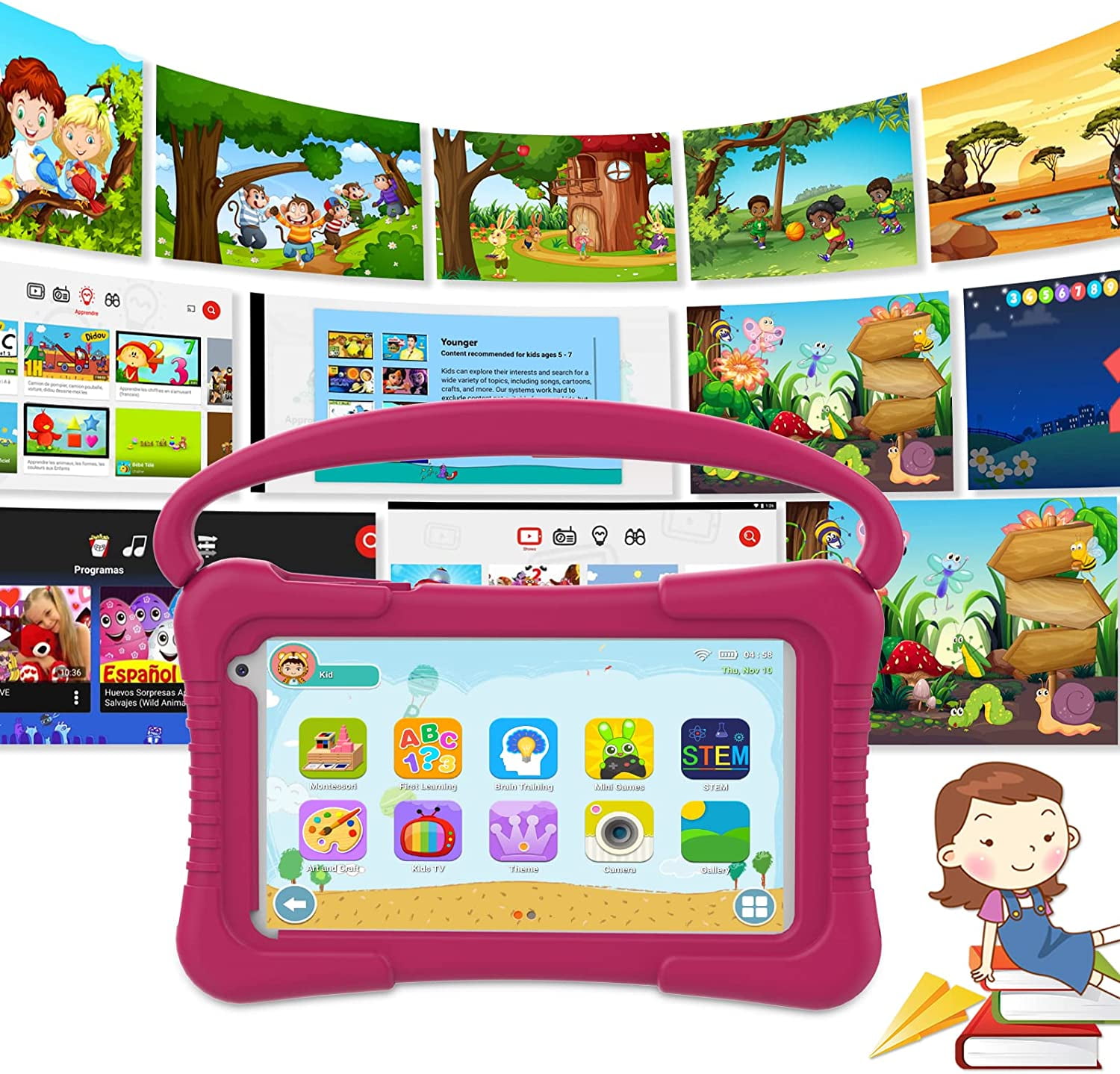 Kids Tablet 7 inch Tablet for Kids WiFi Kids Tablets 32G Android