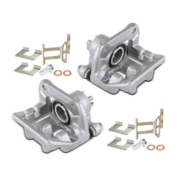Rear Brake Caliper Set 2 - Compatible with 2007 - 2011 Honda CR-V 2.4L 4-Cylinder - Autopart Premium