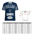 thumbnail image 2 of Dallas Cowboys Football Team Women's T-Shirt Short Sleeve T Shirts Tops Tee Ladies Loose T, 2 of 6