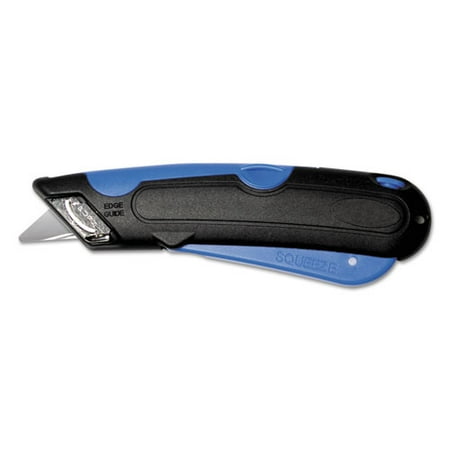 

Easycut Self-Retracting Cutter With Safety-Tip Blade And Holster Black/blue | Bundle of 10 Each