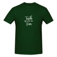thumbnail image 5 of Faith Over Fear Men'S Basic Short Sleeve T-Shirt Dark Green 4x-Large, 5 of 5