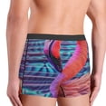 thumbnail image 4 of KLL Digital Flamingo Vibrant Art Men's Cotton Boxer Briefs Underwear-XX-Large, 4 of 7