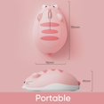 thumbnail image 4 of Akko - Mouse inal&aacute;mbrico para juegos de 2.4G GHz con receptor USB, tem&aacute;tica de gatos, lindo mouse &oacute;ptico inal&aacute;mbrico con dibujos animados, compatible con Ma, 4 of 8