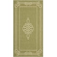 thumbnail image 3 of Safavieh Courtyard Andy Medallion Indoor/Outdoor Area Rug, Green/Creme, 2' x 3'7", 3 of 9