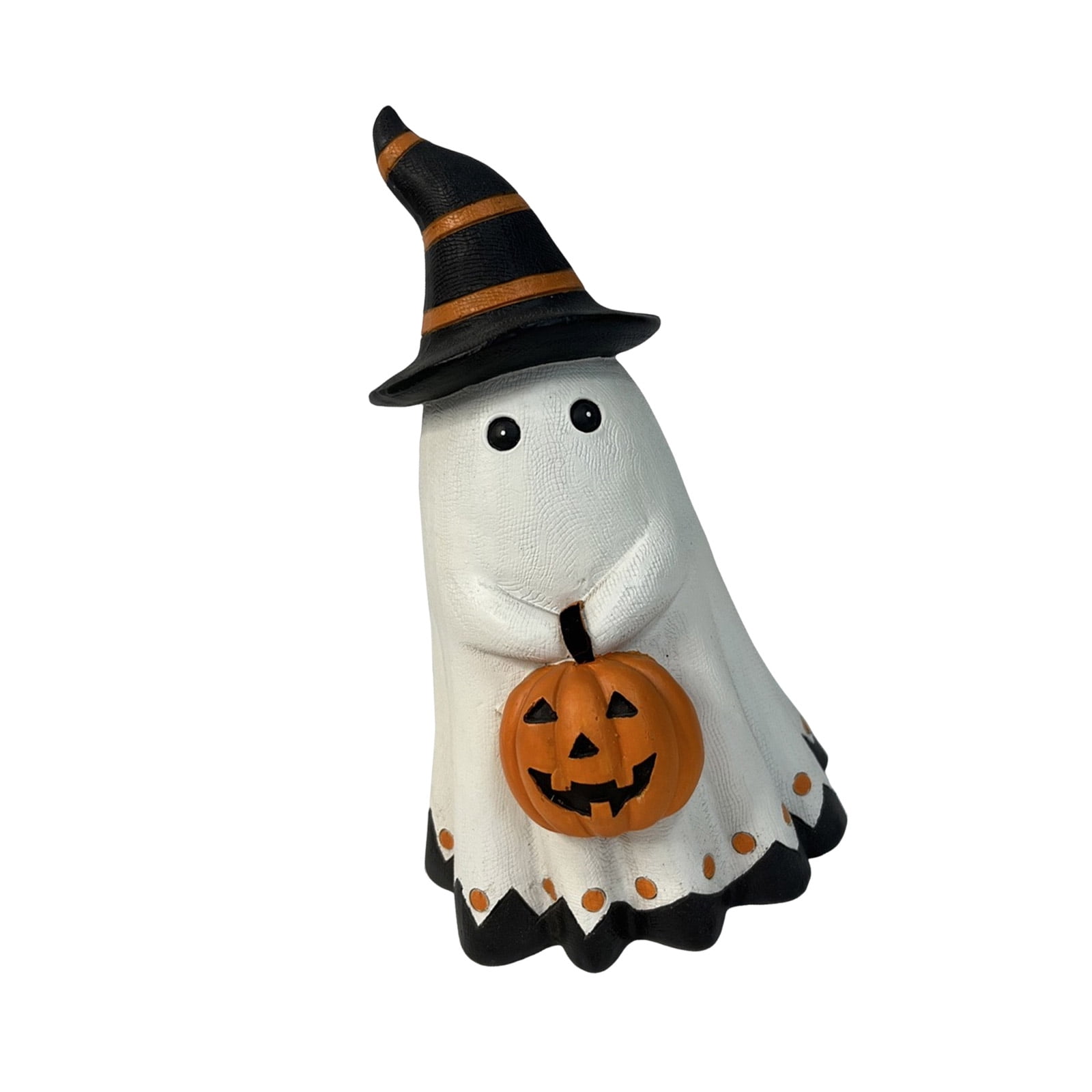 Festival Ghostly Statues Pumpkin Resin Statue Gift for Halloween Enthusiasts and Styles Lover Pumpkin Miniature