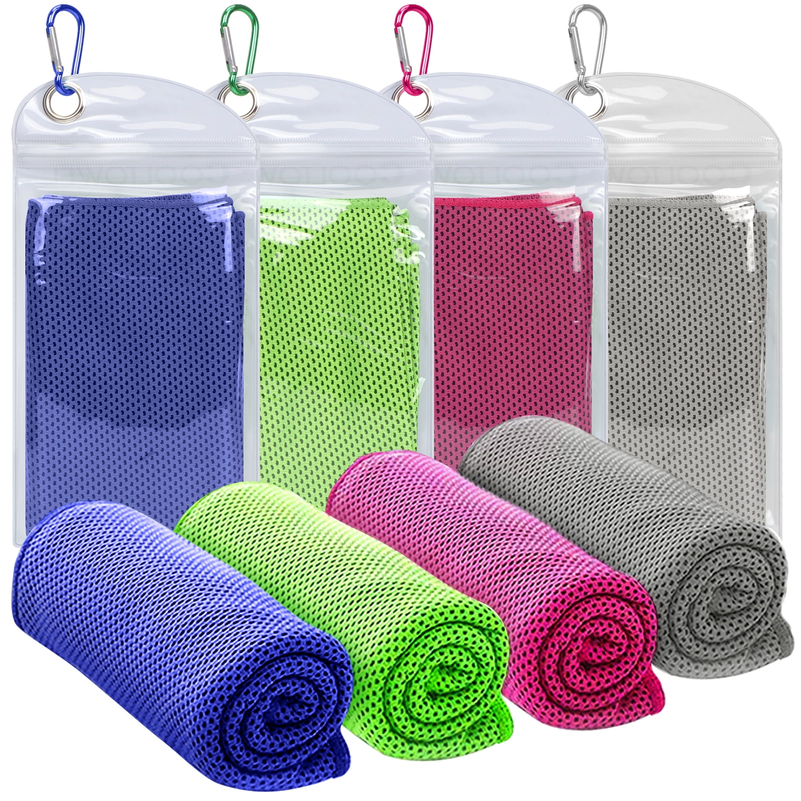 VaporActive Yoga Mat Cover Hand Towel Bundle Strawberry Mission 