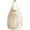 Off-white, variant on JennyShop  Large Capacity Travel Bag Storage Mesh Hollowed Out Tote Bag with Drawstring Pockets and Foldable Ultra Light Beach Wash Bag