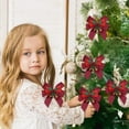 thumbnail image 3 of Fwttom Christmas Bells Bow Decor - Hanging Bells Ornaments Holiday Christmas Bows Party Birthday Decorations Bells for Indoor Outdoor Xmas Tree Wreath Garland, 3 of 6
