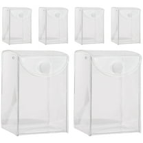 SEWOART 6Pcs Transparent Exhibition Collection Box for Model Display and Safe Storage