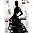 thumbnail image 2 of Pearson, Amanda 25x32 White Modern Wood Framed Museum Art Print Titled - High Fashion III, 2 of 4