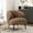 Brown, variant on Modern Accent Chair in Living | Ideal in Main Area | 100% Polyester & Plywood | Resolves Low - Quality and Weight Issues