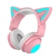thumbnail image 1 of Oreja de gato Auriculares Bluetooth Auriculares para niña Auriculares Rosa, 1 of 5