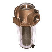 GROCO ARG-1000 Series 1 Raw Water Strainer w/Stainless Steel Ba... [ARG-1000-S]