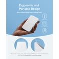 thumbnail image 4 of Anker MagGo Power Bank, Ultra-Slim 10,000mAh Magnetic Battery Pack, Qi2 Certified 15W Ultra-Fast MagSafe Compatible Portable Charger, Ergonomic Design, for iPhone16/15/14/13/12 Series Only, 4 of 5