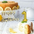 thumbnail image 4 of sasyxdc Birthday Candles Numbers 2.36 inch Party Cake Topper 1 Piece (Brown  Number 6) huy, 4 of 6
