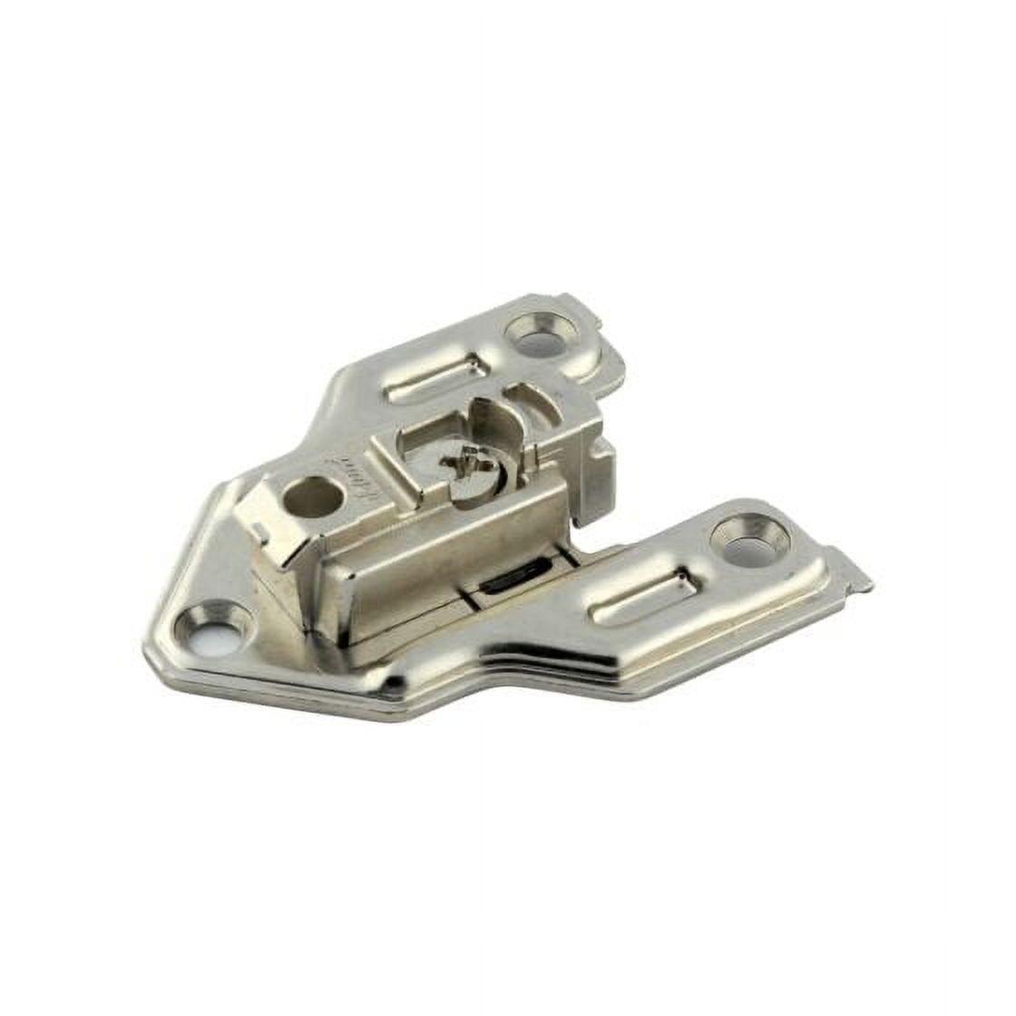 Blum 50-Pack Cam Adjustable Clip Face Frame Screw-on 6mm Mounting Plate, Nickel Plated - image 2 of 3