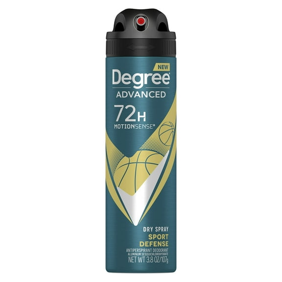 Degree Men Advanced Antiperspirant Deodorant Dry Spray Sport Defense 72-Hour Sweat and Odor Protection Deodorant For Men With MotionSenseÂ® Technology 3.8 oz