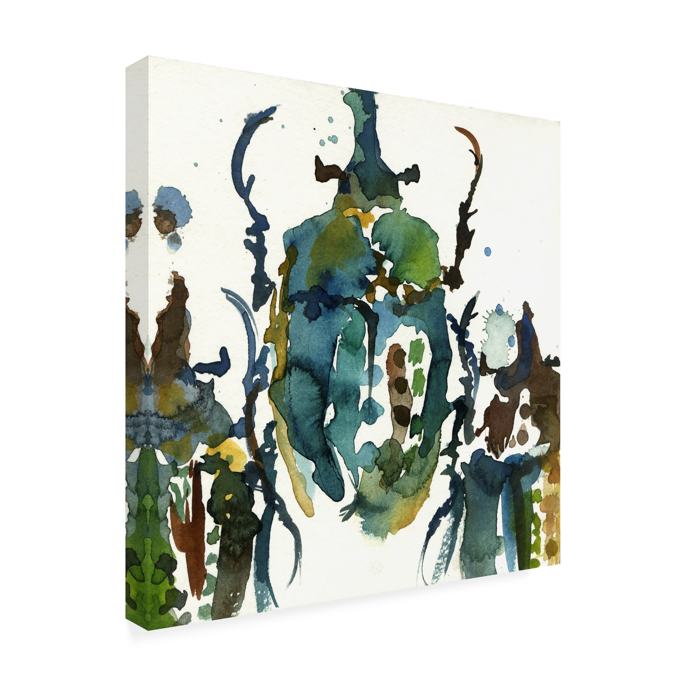 Trademark Fine Art 'Imaginary Bug Series Rhino Beetle' Canvas Art by Wyanne