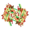 thumbnail image 1 of 1 señuelos de pesca blandos con cola curva, larvas de silicona de simulación, paletas realistas 1 cm, 1 of 9