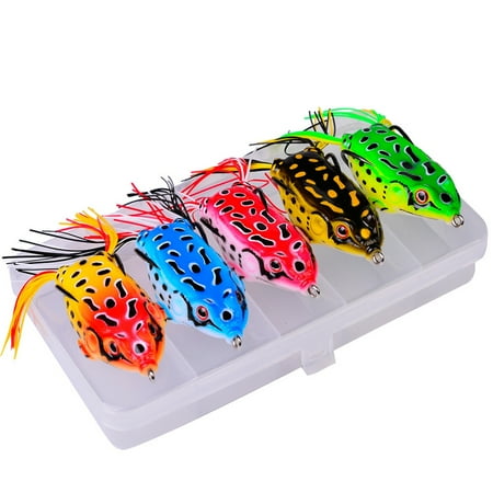 5Pcs Trout Swimbait Topwater Lures Set 5/9/13g Crankbait Lures Fishing Lures Simulated Soft Baits