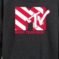 thumbnail image 3 of MTV - Candy Cane - Women's Lightweight French Terry Long Sleeve Shirt, 3 of 5