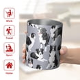 thumbnail image 5 of 12oz Coffee Tumblers Cute Border Collie Pattern Stainless Steel Vacuum Insulated Travel Tumbler Coffee Cups Mug with Lid and Straw with Cleaning Brush for Cold & Hot Drinks, 5 of 5